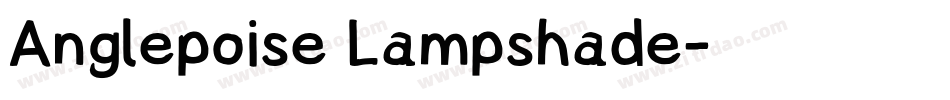 Anglepoise Lampshade字体转换